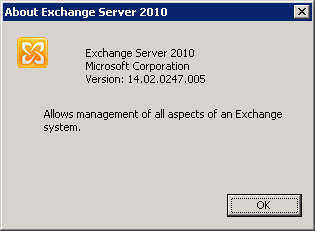 Quick step-by-step Exchange 2010 SP2 install guide