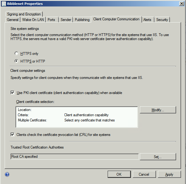 SCCM 2012 client deployment fails in HTTPS mode