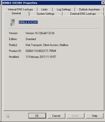 Quick step-by-step Exchange 2010 SP3 install guide